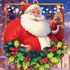 Christmas Wheel logo by KA Gaming Nine Casino