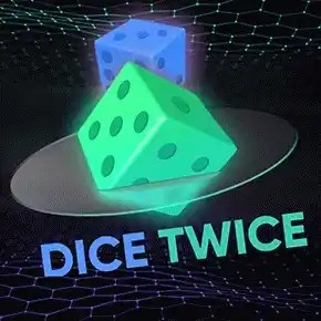 Dice Twice logo by Turbo Games at Nine Casino