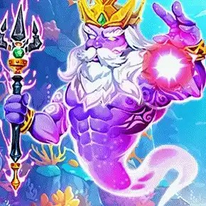 Crash Games logo of Poseidon's Secret 2 from KA Gaming at Nine Casino
